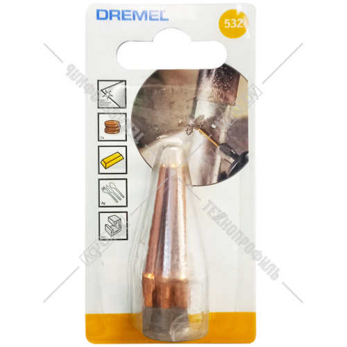 (532) Щетка из нержавеющей стали 3,2 мм (3 шт) Dremel (26150532JA) купить в Гродно