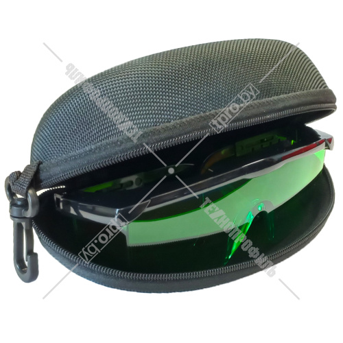 Очки для работы с лазерным нивелиром (зеленые) в чехле ELITECH (2210.002100) купить в Гродно фото 2