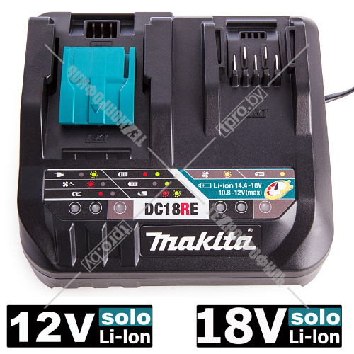 Зарядное устройство универсальное DC18RE (18V LXT / 12V CXT) MAKITA (198445-5) купить в Гродно
