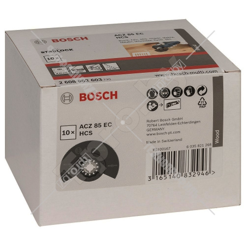 Сегментированный пильный диск HCS ACZ 85 EC Wood BOSCH (2608662603-A1) купить в Гродно фото 2