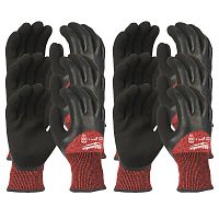 Защитные зимние перчатки (Ур.3 / размер 8/M / 12 пар) с защитой от порезов Milwaukee (4932471610) купить в Гродно