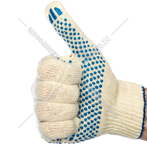 Перчатки защитные (х/б с ПВХ) Энкор (56102) купить в Гродно фото 2