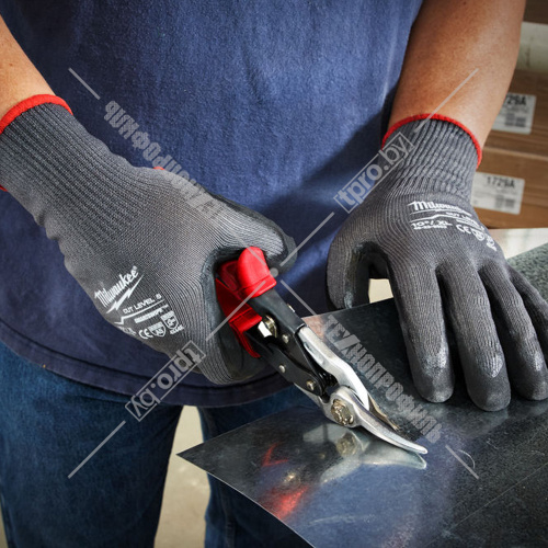 Защитные перчатки (Ур.5 / размер 8/M / 1 пара) с улучшеной защитой от порезов Milwaukee (4932471424) купить в Гродно фото 3