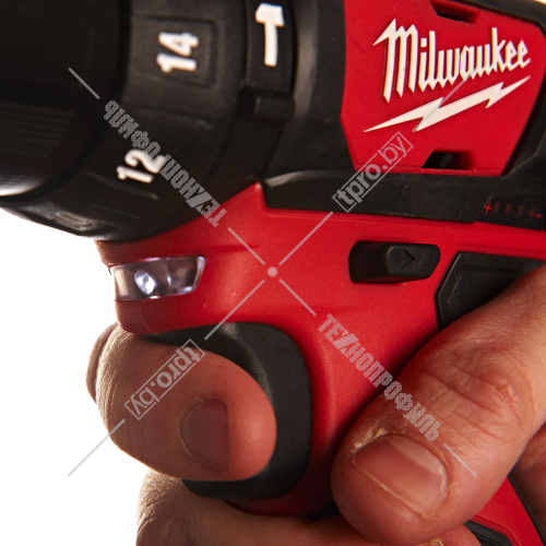 Дрель-шуруповерт ударная аккумуляторная M12 BPD-0 Milwaukee (4933441950) купить в Гродно фото 5