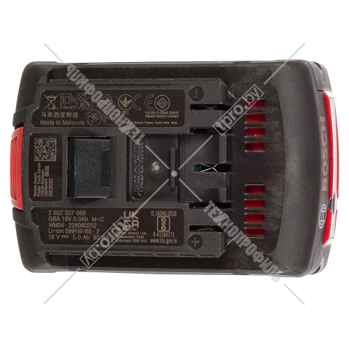 Аккумулятор GBA 18V 5,0 Ah Professional (2 шт) + зарядное GAL 1880 CV BOSCH (1600A00B8J) купить в Гродно фото 4
