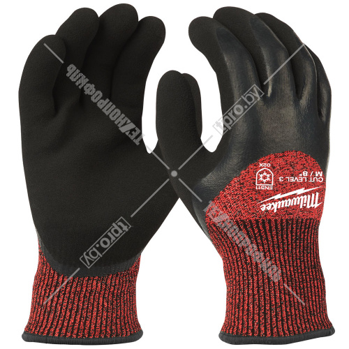 Защитные зимние перчатки (Ур.3 / размер 8/M / 1 пара) с защитой от порезов Milwaukee (4932471347) купить в Гродно фото 2