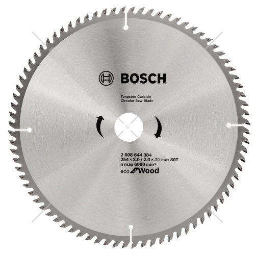 Пильный диск 254х3,0х30 мм Z80 ECO for Wood BOSCH (2608644384) купить в Гродно фото 2