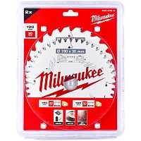 Пильный диск 190х2,1х30 мм Z24 / Z48 (набор из 2 шт) Milwaukee (4932479574) купить в Гродно