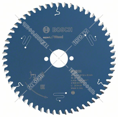 Пильный диск 190x2,6х30 мм Z56 Expert for Wood BOSCH (2608644050) купить в Гродно фото 2