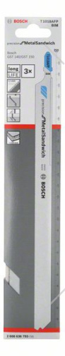Пилка для лобзика T 1018 AFP Precision for Metal-Sandwich (3 шт) BOSCH (2608636793) купить в Гродно