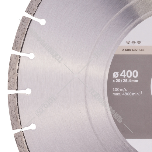 Алмазный круг Standard for Concrete 400x20/25,4 мм BOSCH (2608602545) купить в Гродно фото 2