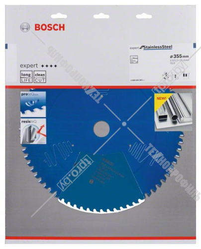 Пильный диск (нержавейка) 355x2,5х25,4 мм Z70 Expert for Stainless Steel BOSCH (2608644283) купить в Гродно