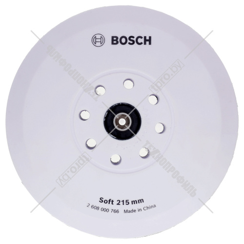 Тарелка опорная 215 мм Soft (мягкая) с проставкой для GTR 550 Professional BOSCH (2608000766) купить в Гродно фото 3