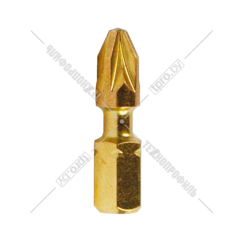 Бита крестообразная Impact Gold Torsion PZ2 25 мм C-form (10 шт) MAKITA (B-39534) купить в Гродно фото 2