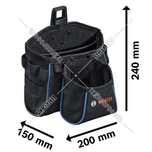 Поясная сумка для ручного инструмента GWT 2 Professional BOSCH (1600A0265S) купить в Гродно фото 2