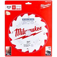 Пильный диск 210х2,4х30 мм Z16 по дереву Milwaukee (4932471324) купить в Гродно