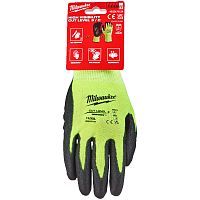 Защитные сигнальные перчатки (Ур.3 / размер 11/XXL / 1 пара) с защитой от порезов Milwaukee (4932478134) купить в Гродно