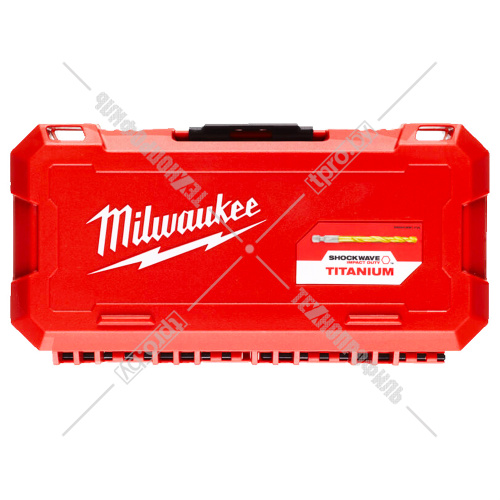 Набор сверл по металлу 2-10 мм (19 шт) Shockwave HSS-G Tin Red Hex Milwaukee (4932493866) купить в Гродно фото 3