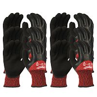 Защитные зимние перчатки (Ур.3 / размер 10/XL / 12 пар) с защитой от порезов Milwaukee (4932471612) купить в Гродно