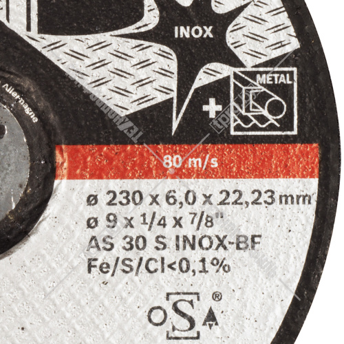 Обдирочный круг 230х6х22,23 мм Expert for Inox BOSCH (2608600541) купить в Гродно фото 2