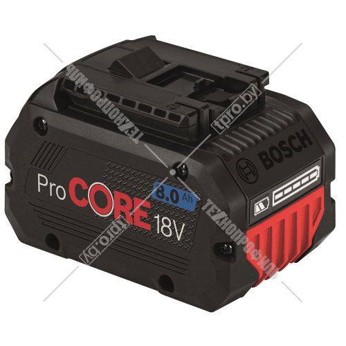 Аккумулятор ProCORE18V 8.0 Ah (2 шт) + зарядное GAL 18V-160 C BOSCH (1600A016GP) купить в Гродно фото 6
