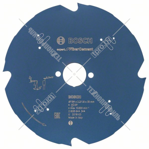 Пильный диск 184х2,2х30/25,4 мм Z4 Expert for Fiber Cement BOSCH (2608644344) купить в Гродно фото 2