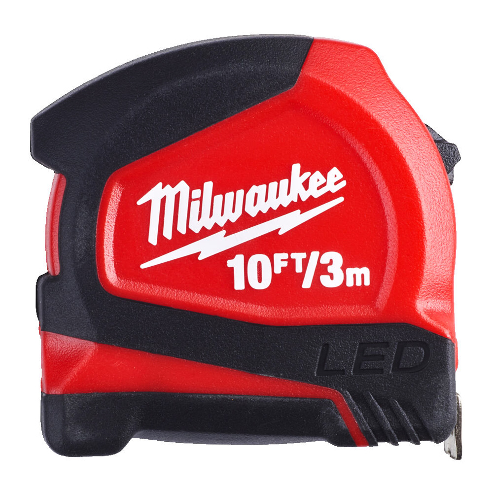 Рулетка SLIM 3 м / 12 мм (с подсветкой) Milwaukee (48226602)