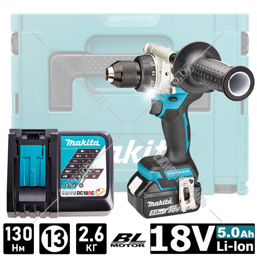 Дрель-шуруповерт аккумуляторная DDF486RT (DDF 486 RT) MAKITA купить в Гродно