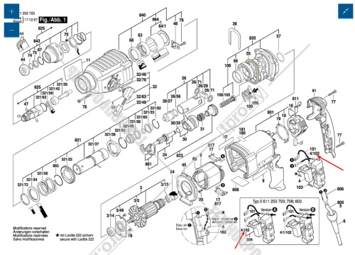 Соеденительный кабель к перфораторам GBH BOSCH (1614449015) купить в Гродно фото 2