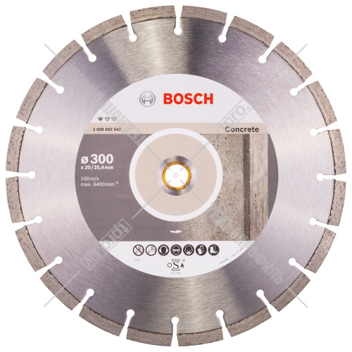 Алмазный круг Standard for Concrete 300x20/25,4 мм BOSCH (2608602543) купить в Гродно