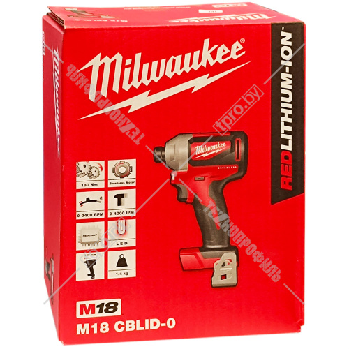 Шуруповерт ударный M18 CBLID-0 аккумуляторный Milwaukee (4933464476) купить в Гродно фото 2