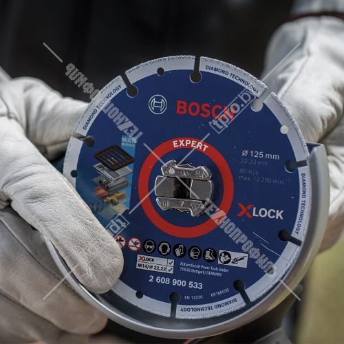 Алмазный круг X-LOCK Expert Diamond Metal Wheel 115х22,23 мм Professional BOSCH (2608900532) купить в Гродно фото 3