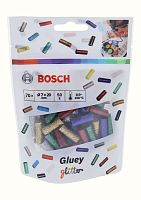 Клеевые стержни для ручки Gluey 7x20 мм с блестками (70 шт) BOSCH (2608002006) купить в Гродно
