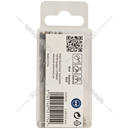 Сверло по металлу HSS-Co 4x43x75 мм (10 шт) BOSCH (2608585880) купить в Гродно фото 4