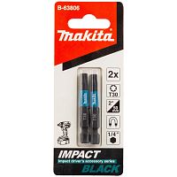 Бита ударная T30 50 мм Impact Black (2 шт) MAKITA (B-63806) купить в Гродно