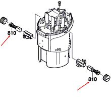 Угольные щетки к фрезеру GKF 600 BOSCH (2609120149) купить в Гродно