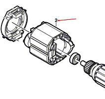 Статор к GSB 16 RE / GSB 18-2 RE BOSCH (2604220689) купить в Гродно