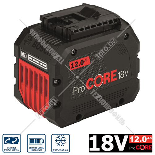 Аккумулятор ProCORE18V 12.0 Ah (1 шт) Professional BOSCH (1600A016GU) купить в Гродно
