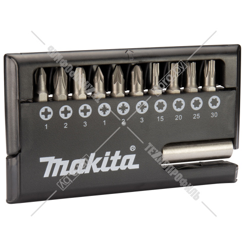 Набор бит (11 шт) + магнитный держатель (12 наборов) MAKITA (D-30651-12) купить в Гродно фото 3