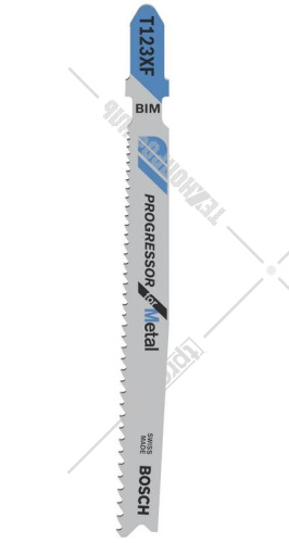 Пилка для лобзика T 123 XF Progressor for Metal (3 шт) BOSCH (2608638472) купить в Гродно фото 2