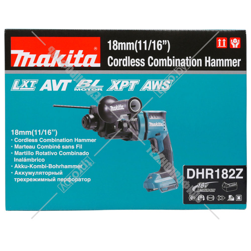 Перфоратор аккумуляторный DHR182Z (DHR 182 Z) MAKITA купить в Гродно фото 2