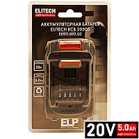 Аккумулятор RCB 2050S 20V 5.0 Ah Li-Ion (1 шт) ELITECH HD (E0911.092.00) купить в Гродно