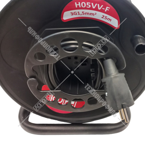 Удлинитель на катушке H05VV-F 3G1.5 (25 м / 1 x 230V) Feirol (114040) купить в Гродно фото 3