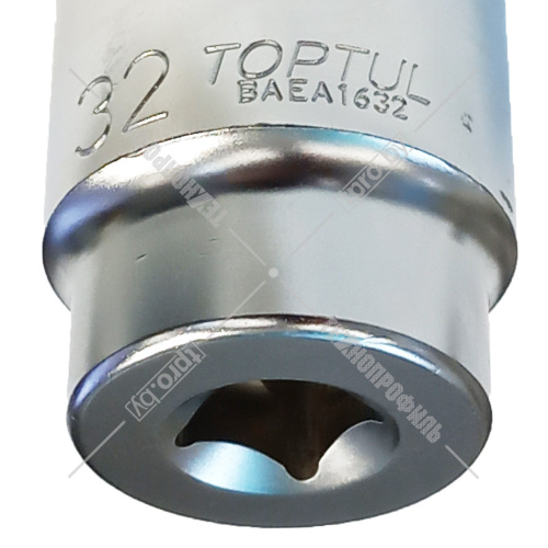 Торцовая головка 32 мм (1/2") TOPTUL (BAEA1632) купить в Гродно фото 2