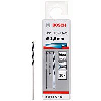 Сверло по металлу 1,5х40 мм HSS PointTeQ (10 шт) BOSCH (2608577183) купить в Гродно