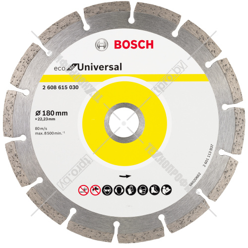 Алмазный круг ECO for Universal 180х22,23 мм BOSCH (2608615030) купить в Гродно фото 2