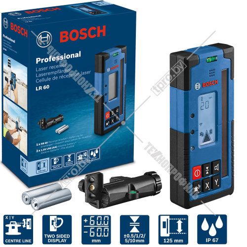Лазерный приемник LR 60 Professional BOSCH (0601069P00) купить в Гродно