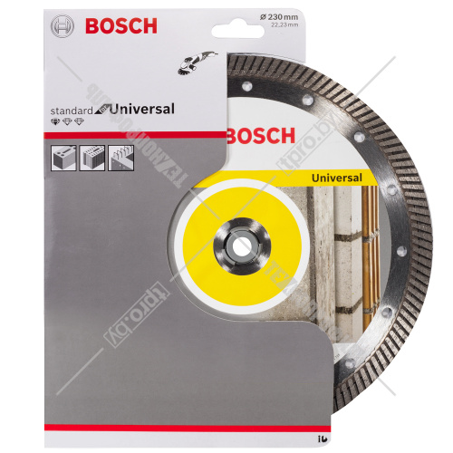 Алмазный круг Standard for Universal Turbo 230x22,23 мм BOSCH (2608602397) купить в Гродно