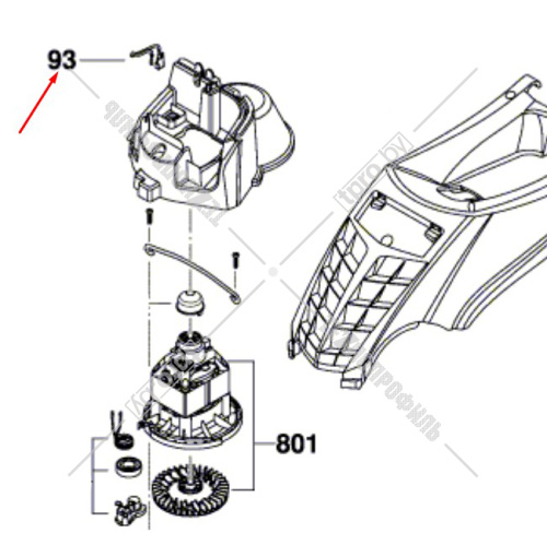 Реле температуры к ARM 32 / Rotak 32 BOSCH (F016L66958) купить в Гродно