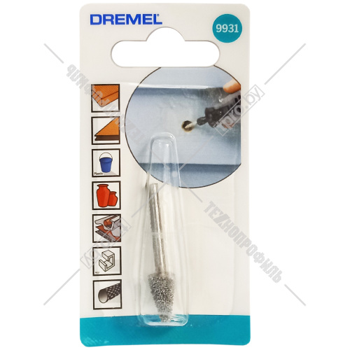 (9931) Зазубренная насадка из карбида вольфрама 6,4 мм (1 шт) Dremel (2615993132) купить в Гродно